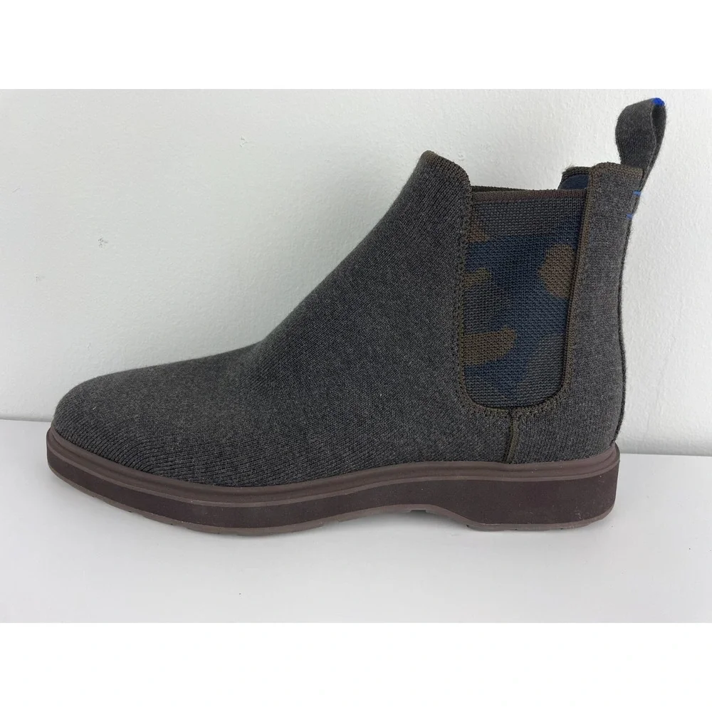 ROTHY'S The Merino Men's Size EU 42 Dark Grey Chelsea Boots NIB